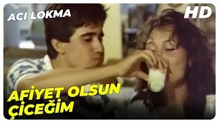 Acı Lokma - Küçük Emrah Sevgilisini Yemeğe Götürdü Küçük Emrah Eski Türk Filmi