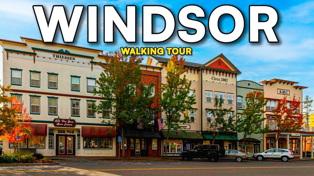 Walking Tour of Sonoma County's HIDDEN GEM City (Windsor)