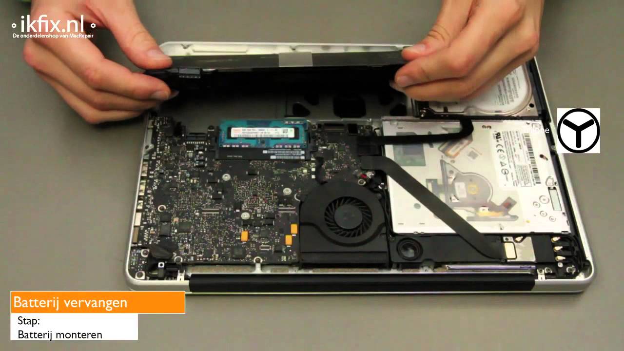 voorraad aangrenzend Redding MacBook Pro Unibody 13" 2011 batterij (accu) vervangen - YouTube