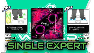 [DDR WORLD]  Monsters Den  [ESP - Lv.15 / 1P:NORMAL  2P:MIRROR]