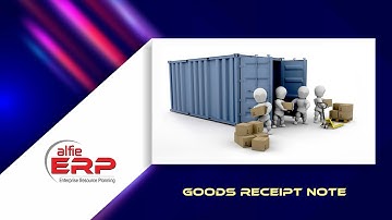 Goods Receipt Note in Alfie ERP