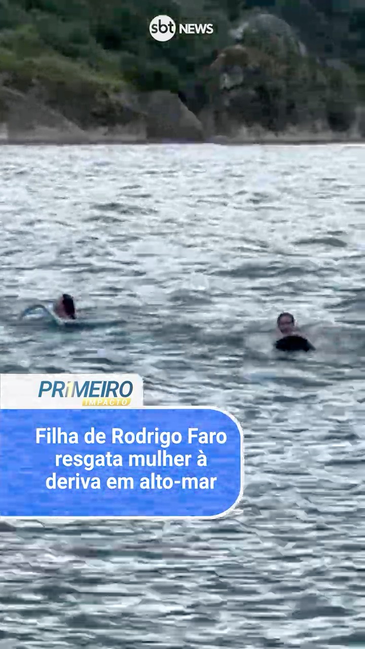 Rodrigo Faro fala sobre filha que resgatou mulher em alto-mar