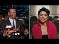 Jimmy kimmel interviews bekah m from the bachelor