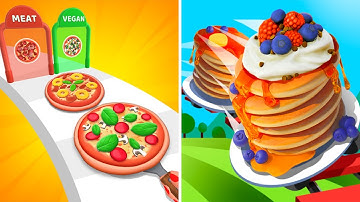 New Release - Hyper - Hybrid Casual Pancake Run Vs I Want Pizza - Gameplay Walkthrough iOS & Android
