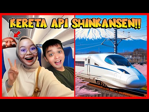 ATUN & MOMON NAIK KERETA CEPAT SHINKANSEN JEPANG !! ASIKKK!! Feat @sapipurba Shinkansen 0