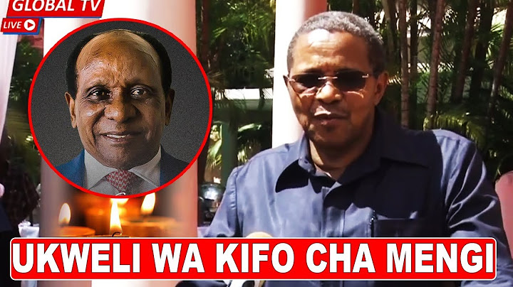 MSIBANI: Mstaafu KIKWETE Awataja WENYE Ukweli wa Kifo cha MENGI
