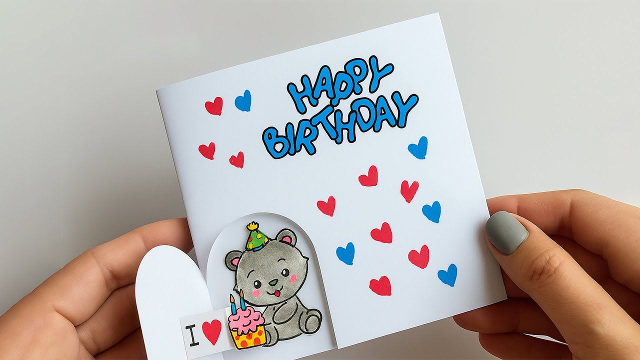 DIY Birthday Card Ideas | CUTE Handmade Birthday Card Creations You'll ...