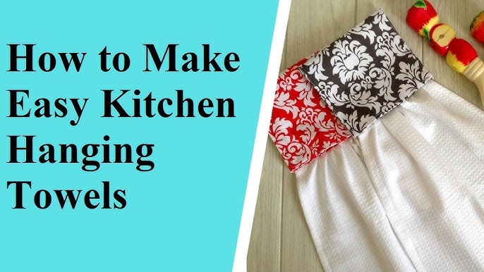 Easy-to-Sew Towel Hanging Loops in 5 Minutes - Petite Font