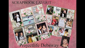 Project Life Scrapbook Album process video tutorial 2022 - 13arts Magnolia with some  handmade paper