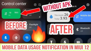 Mobile Data Usage MIUI 12 🔥🔥🔥