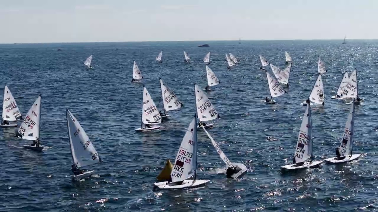 2025 LB OCR   Day 1   Race 1   ILCA 6 leeward gate