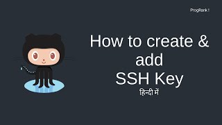how to create and add ssh key to github | adding ssh key [hindi]