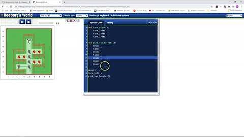 CS20 :: Reeborg Functions & Speed
