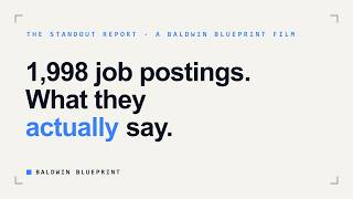 We read 1,998 job postings. Here is what they never say.
