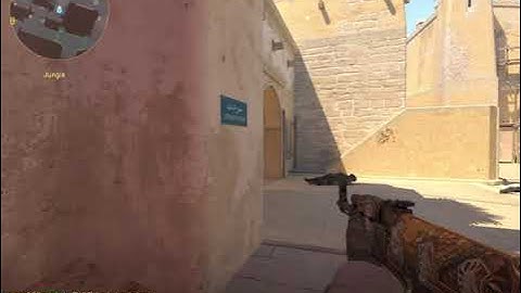 CS2 Running no-scope wallbang