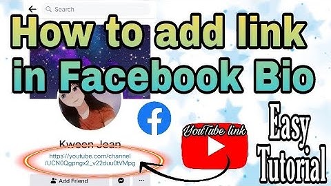 How to add link in Facebook Bio ll Easy Tutorial ll MERRYVlogs