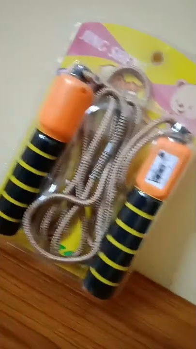unboxing counting skipping rope