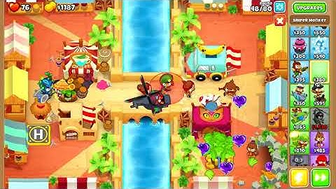 Bazaar Hard - BTD6 - No Monkey Knowledge - 100 Rounds