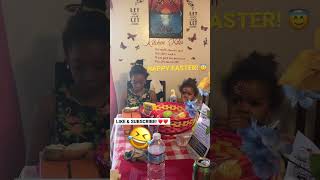 CRAZY KIDS! 👀‼️😂 HAPPY EASTER!❤️ #easter #siblings #funny #siblingfight #shortsfeed #viral #shorts