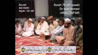 76 Surah Insaan Dr Israr Ahmed Urdu