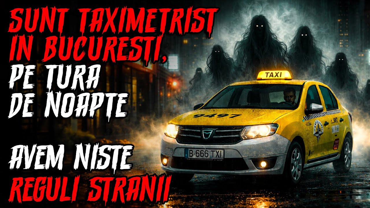 Sunt Taximetrist pe Tura de Noapte. Avem niste REGULI STRANII - Creepypasta Romania