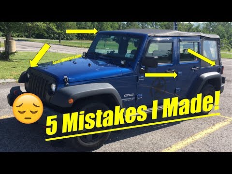 5 Small Mistakes I Made Buying My Jeep Wrangler! | Watch before buying a Jeep Wrangler! 5 Small Mistakes I Made Buying My Jeep Wrangler! | Watch before buying a Jeep Wrangler!