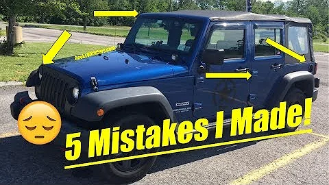5 Small Mistakes I Made Buying My Jeep Wrangler! | Watch before buying a Jeep Wrangler!