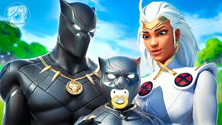 BLACK PANTHER HAS A BABY! (A Fortnite Short Film)