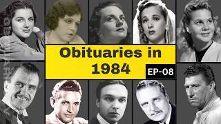 Celebrity Obituaries Famous Stars Who Died in 1984 Part 08 OBITUARIES TV #memories #deathstory