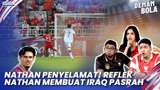 HAMPIR DEG DEGAN! Nathan Berhasil Menyelamatkan Gawang Indonesia | INDONESIA VS IRAQ AFC U-23