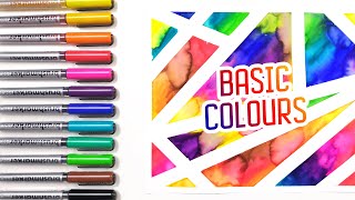 Karin Brushmarker PRO 12 Basic Colours set, Assorted