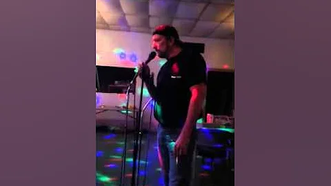 Gene Prather singing at the American Legion Post 1...
