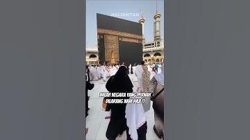 NEGARA INI PERNAH DILARANG NAIK HAJI