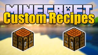 Minecraft PERSONALIZED RECIPES Mod - Make Your Own Recipes! (Minecraft v1.7.10 Mod Spotlight)