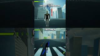 Alien X without teleportation VS Fasttrack New Speed Test ben 10 #shorts #highrpmshorts #ben10