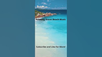 Relaxing Ocean Waves & Soothing Music - Nature Sounds, Relaxation, Meditation, Sleep #Shorts
