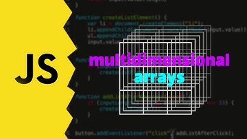 javascript المصفوفات المتعددة الأبعاد