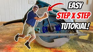 How to Change a Circular Saw Blade. Step by Step!