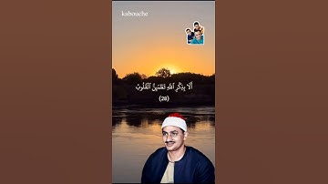 الآية(28) من سورة الرعد، بصوت القارئ الشيخ محمد صديق المنشاوي.