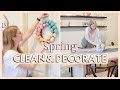 2021 SPRING CLEAN, ORGANIZE + DECORATE WITH ME | easter decor ideas + clean with me 2021