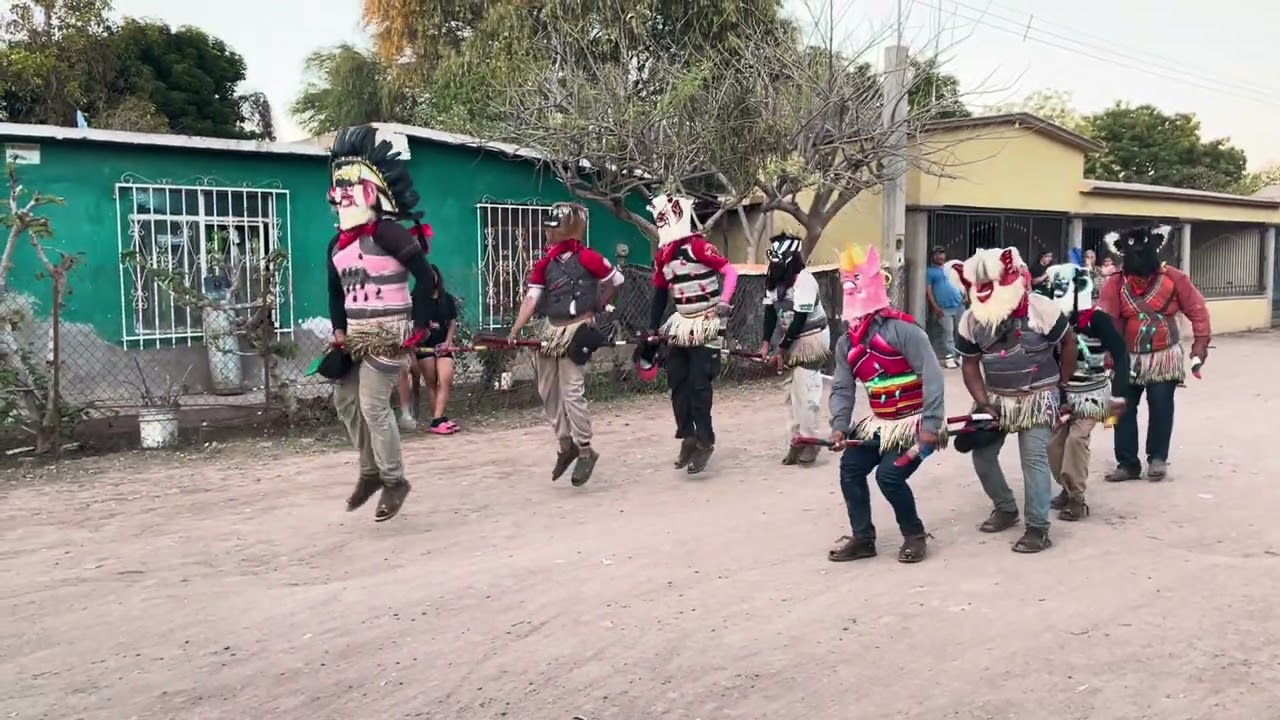 Baile del coyote en la Col Allende | Fariseos del ejido Guadalupe de Juárez 