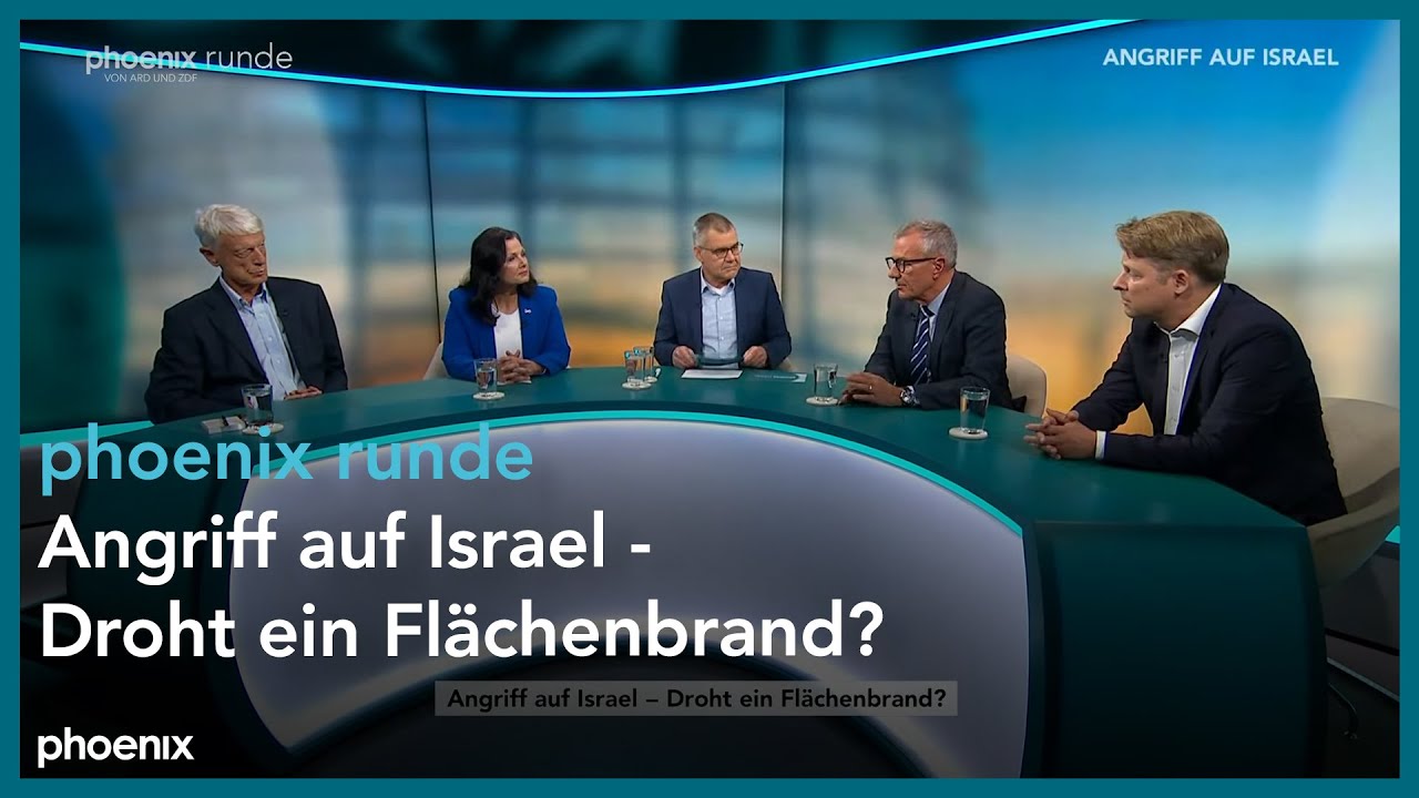 Phoenix Runde phoenix runde: Angriff auf Israel - Droht ein Flächenbrand? - YouTube