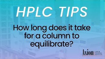 How long does it take for a column to equilibrate?