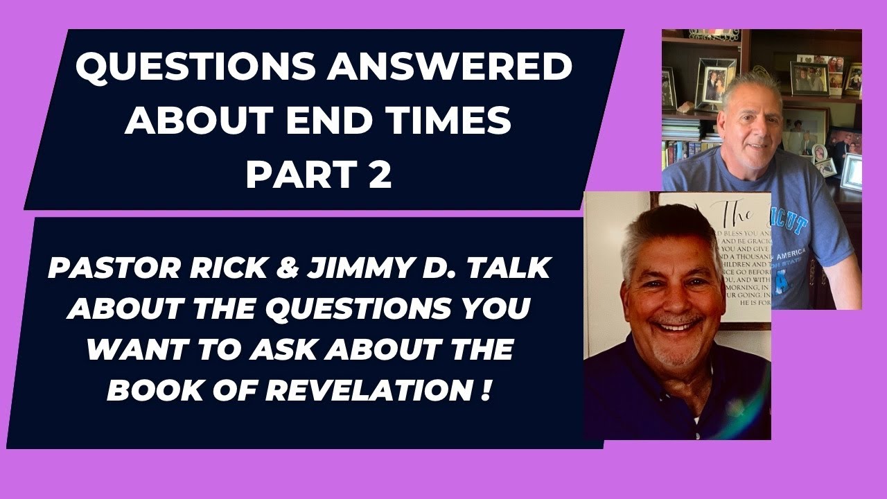 Questions you want to ask about the end times with Pastor Rick and