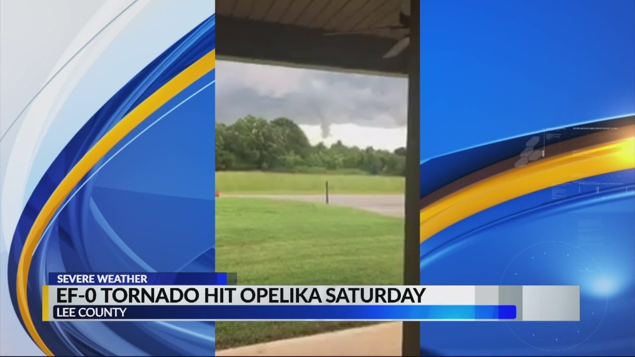 EF-0 tornado hit Lee County, Alabama this weekend