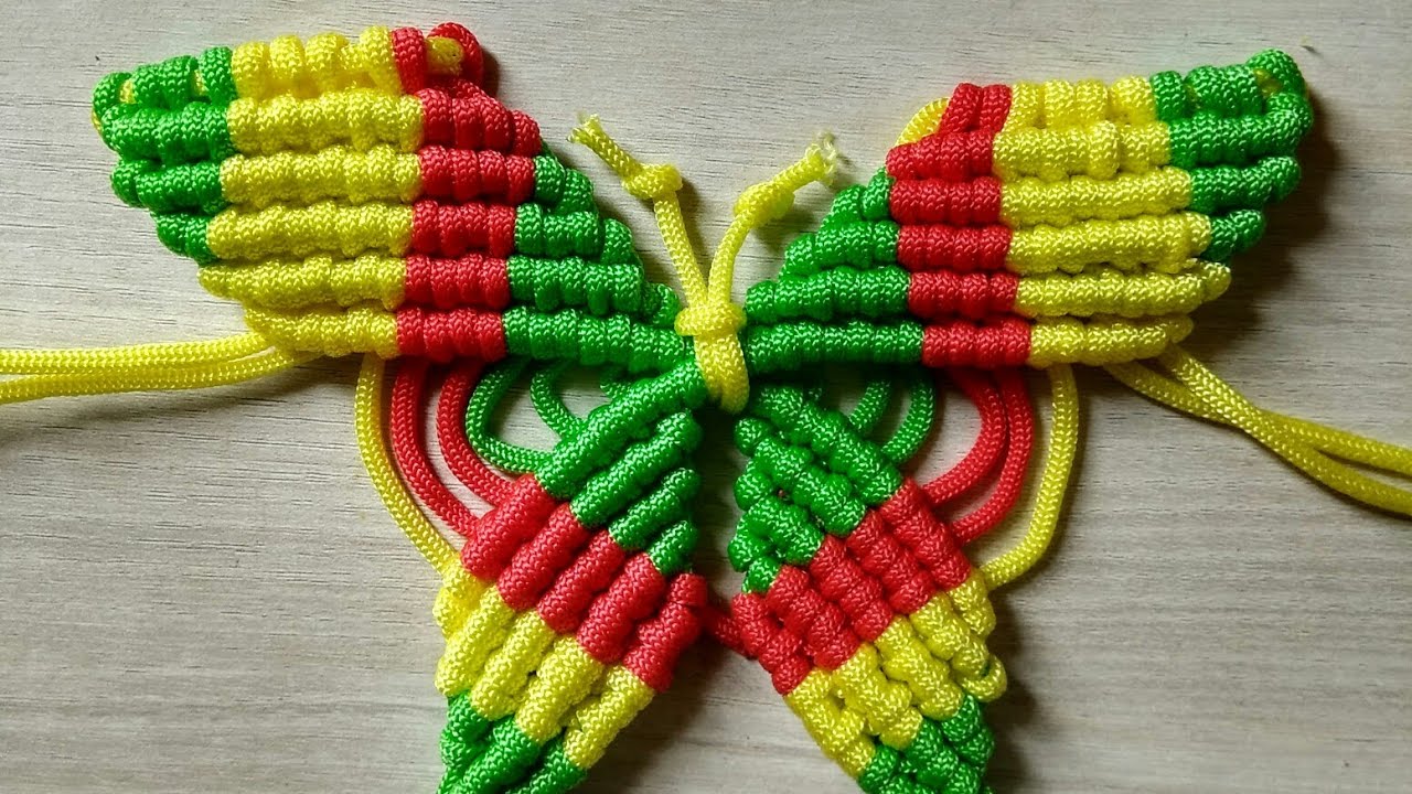 DIY Macrame Butterfly ( Full Making video ) YouTube
