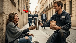 Download Lagu Arme Monteur Bracht Ontbijt Naar Een Dakloze Vrouw — Tot Op Een Dag Militairen Aan Zijn Deur Stonden MP3