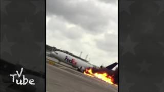 FedEx Cargo Plane Explodes While At The Fort Lauderdale