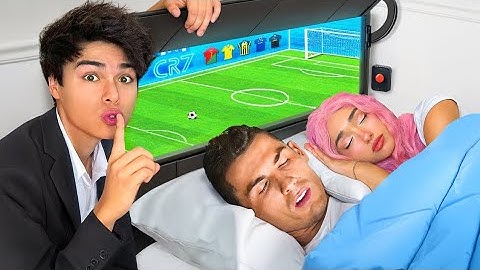 I Built a Secret soccer Field For Ronaldo!