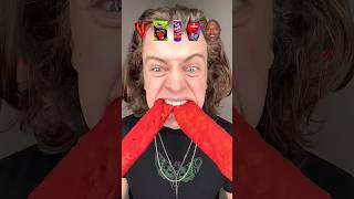 Spicy Chips ASMR!? #shorts 🫣🫣🫣🫣🥖🥖🥖🤓🤓 #3555